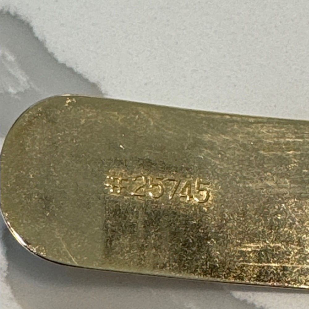 90's Jaguar Silver and Gold Tile Link Belt - Picture 5 of 8
